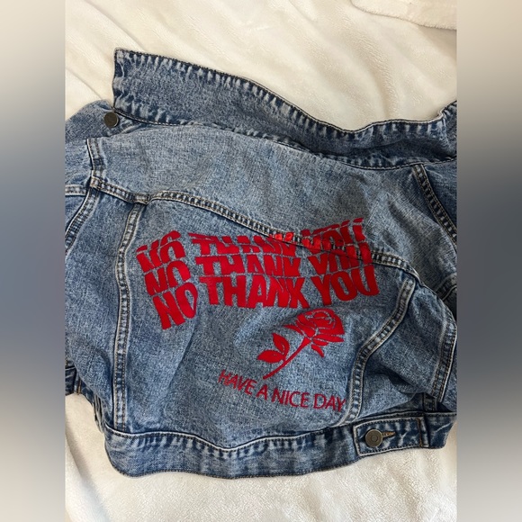 Cropped Jean jacket - Picture 3 of 4